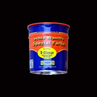 Branths S-Glaze (slow drying) can 0.75 l black RAL 9005