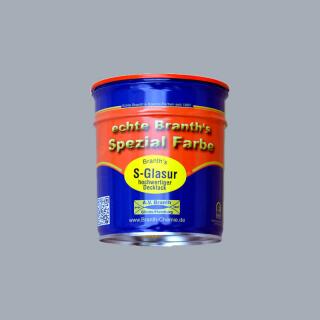 Branths S-Glaze (slow drying) can 0.75 l aluminum RAL 9006/7