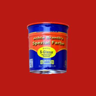 Branths S-Glaze (slow drying) can 0.75 l, seal red RAL 3000