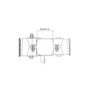 Clamp set for screwing A 80mm D1 90mm D2 100mm