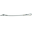 Side wall holding rope, screw M 6 / snap hook, length 325 mm