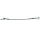 Side wall holding rope, screw M 6 / snap hook, length 325 mm