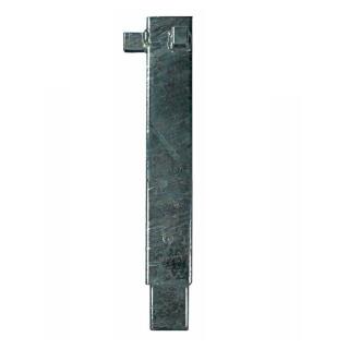 Steel corner stanchions for side walls, construction height 300 mm, front left / rear right