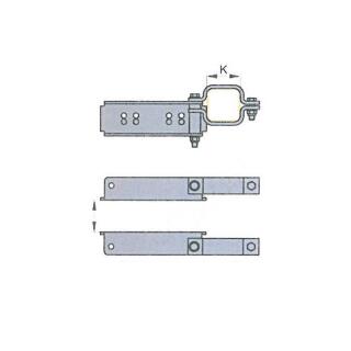 BPW spar connection for axle beam 110 mm square