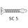 Torx special drilling screws galvanized SC5 31-DS12-5.5 x 45