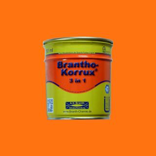 Brantho Korrux "3 in 1" 0.75 liter can deep orange RAL 2011