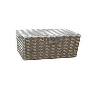 Lockable aluminum tool box L 1230 x W 380 x H 380 mm