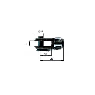 Fork heads for gas springs, gas pressure springs (A) M56 / (F) M14 x 1.5 / (C) 14 / (E) 14