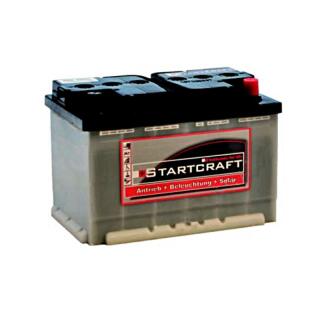 Drive battery 12V capacity C5 filled & charged 80 Ah