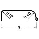 Sheet metal fenders, square, B230 L2020 S1580 H370