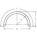Single axle fender profile 40 B240 R400 L1285 S800 H415