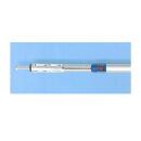 Aluminum locking bar without protective hose 1550-2050 mm pin Ø 19 mm with slot