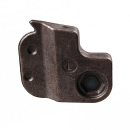 Welding plate short left, 72 mm, with threaded bolt M 14...