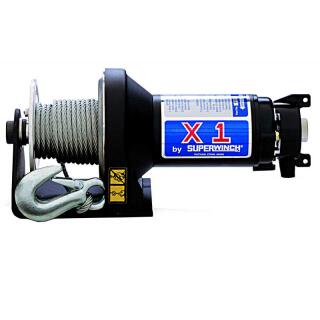 Cable winch DC motor type X1 rope & hook 12 V