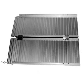 Foldable wheelchair loading ramps 200 kg 910 x 740 mm
