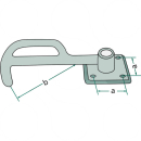 Swing lock on the right, size 3