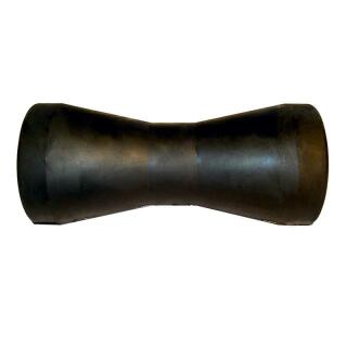 Keel roller V-shape rubber axle-Ø 21 mm, length 195 mm