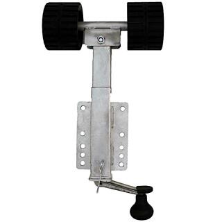 Fixed support square tube adjustable 40 x 40 mm