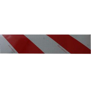 Warning marking red / white 141 mm x 9 m pointing to the right