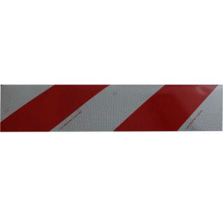 Warning marking red / white 141 mm x 45.7 m pointing to the left
