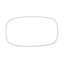 Mirror glass unheated mirror 418159