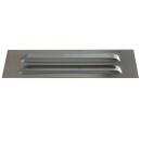 Gill vent, bright aluminum, 200 x 50 mm