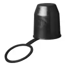 Bullet protection cap black with loop