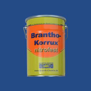Brantho Korrux "nitrofest" 5 liter container brilliant blue / medium blue RAL 5007