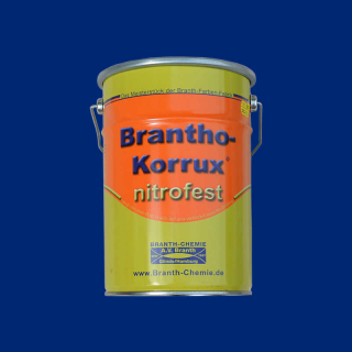 Brantho Korrux "nitrofest" 5 liter container gentian blue RAL 5010