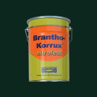 Brantho Korrux "nitrofest" 5 liter container moss green RAL 6005