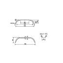 De Haan mudguard tandem axle THRD 22139, D 2218/12, B 220 / S 1390 mm