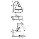 Technokon 5 - light system BBS 630 R, right indicator, brake, end